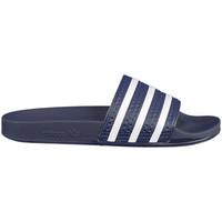adidas adilatte mens mules casual shoes in white