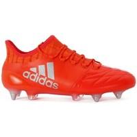 adidas x 161 sg leather mens football boots in red