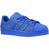adidas Superstar Blue men\'s Shoes (Trainers) in Blue