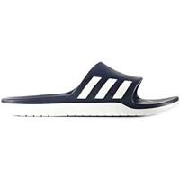 adidas aq2163 sandals man blue mens mules casual shoes in blue