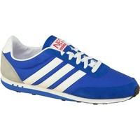 adidas v racer nylon mens shoes trainers in blue