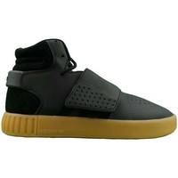 adidas Tubular Invader Strap men\'s Shoes (High-top Trainers) in black