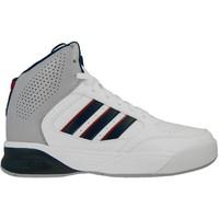 adidas cloudfoam nightball mid mens basketball trainers shoes in white