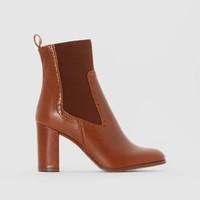 adil heeled leather ankle boots