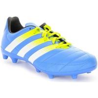 adidas ace 163 fgag leather mens football boots in blue