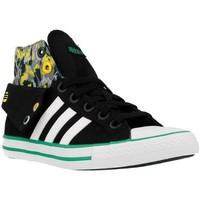 adidas bbneo 3 stripes cv mid k mens shoes high top trainers in black