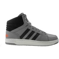 adidas vs hoops mid mens shoes high top trainers in grey
