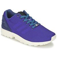 adidas zx flux weave mens shoes trainers in blue