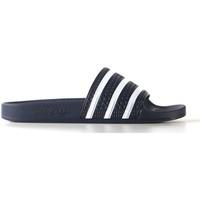 adidas 288022 sandals man blue mens mules casual shoes in blue