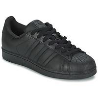 adidas superstar foundatio mens shoes trainers in black