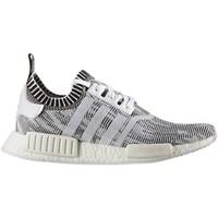 adidas nmd r1 primeknit glitch camo mens shoes trainers in white