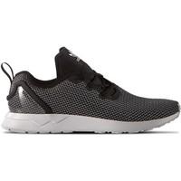 adidas zx flux adv asymmetric mens shoes trainers in white