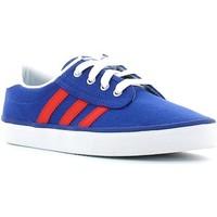 adidas B25023 Sneakers Kid Navy/red men\'s Shoes (Trainers) in Multicolour