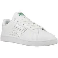 adidas cloudfoam advantage clean mens shoes trainers in white