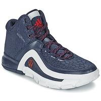 adidas j wall 2 mens basketball trainers shoes in blue