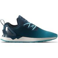 adidas zx flux adv asymmetric mens shoes trainers in blue