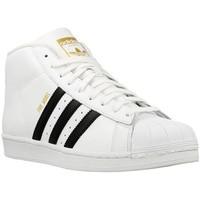 adidas pro model mens shoes high top trainers in white