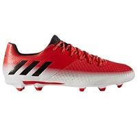 adidas Messi 16.2 Firm Ground Football Boots - Red/Core Black/White, Black