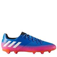 adidas Messi 16.2 Firm Ground Football Boots - Blue/White/Solar Orange, Blue