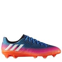 adidas Messi 16.1 Firm Ground Football Boots - Blue/White/Solar Orange, Blue