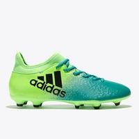 adidas X 16.3 Firm Ground Football Boots - Solar Green/Core Black/Core, Black