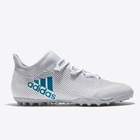 adidas X Tango 17.3 Astroturf Trainers - White/Energy Blue/Clear Grey, White/Blue/Grey/Clear