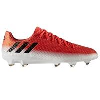 adidas Messi 16.1 Firm Ground Football Boots - Red/Core Black/White, Black