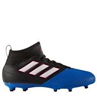 adidas Ace 17.3 Firm Ground Football Boots - Core Black/White/Blue - K, Black