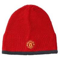 adidas manchester united fc official beanie hat red