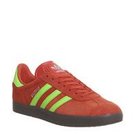 Adidas Gazelle RED SEMI SOLAR GREEN GUM