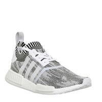 Adidas Nmd R1 Prime Knit WHITE WHITE BLACK