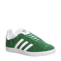 adidas gazelle green white