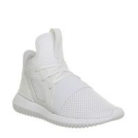 adidas tubular defiant w white mono mesh