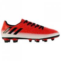 adidas messi 164 fg mens football boots red white