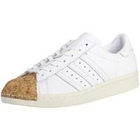 adidas superstar 80s cork w womens shoes trainers in beige