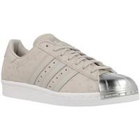 adidas superstar 80s metal toe w womens shoes trainers in silver