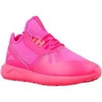 adidas Tubular Runner K women\'s Shoes (Trainers) in pink