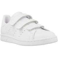 adidas Stan Smith CF J women\'s Shoes (Trainers) in White