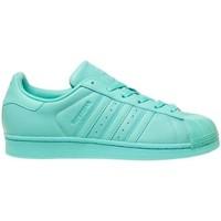 adidas superstar glossy toe womens shoes trainers in multicolour