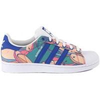 adidas Superstar W women\'s Shoes (Trainers) in Blue