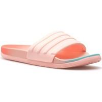 adidas adilette cffade w womens flip flops sandals shoes in pink