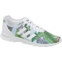adidas zx flux adv smooth w womens shoes trainers in white