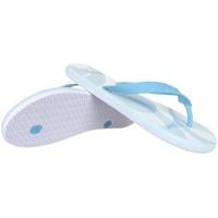 adidas juuvi cl w womens flip flops sandals shoes in blue