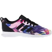 adidas zx flux smooth womens shoes trainers in purple