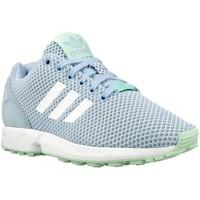 adidas zx flux w womens shoes trainers in blue