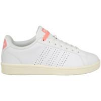 adidas cloudfoam advantage clean aw3974 womens shoes trainers in white