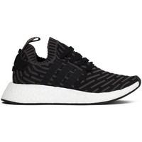 adidas Nmd R2 Primeknit Women Utility Black women\'s Shoes (Trainers) in Black