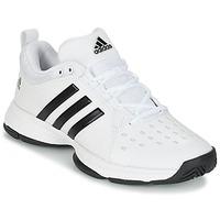 adidas baricade classic b womens tennis trainers shoes in white