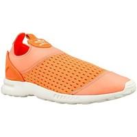 adidas zx flux adv smooth slip on w womens shoes trainers in orange