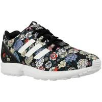 adidas zx flux w womens shoes trainers in blue